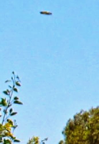 Ufo Sighting In The Night Sky Of The Lake Rotoroa In New Zealand