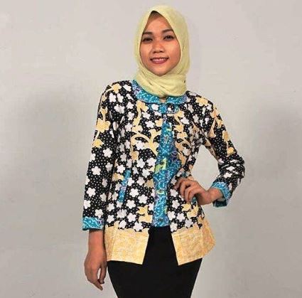  modern muslim yang bisa diguanakan dalam banyak program hingga dengan ketika anda harus san 77 Model Baju Batik Muslim 2018: Modern Terbaru Remaja Kekinian