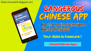 Chinese app list created by intelligence agencies of india