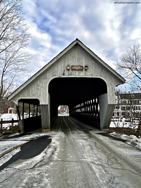 Puente Cubierto Middle Covered Bridge en Vermont
