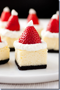 Santa Hat Cheesecake