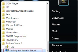 Setting Radmin Server dan Radmin Viewer