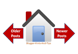 How to Replace the Older Post and Newer Post links in Blogger