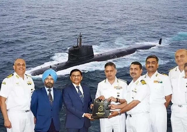 El INS Vela, el cuarto submarino de clase Scorpene incorporado a la Armada India