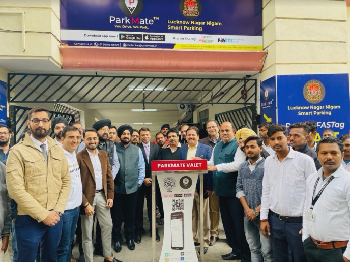 Moradabad-based AutoTech Startup Parkmate Launches UP Govt’s 1st FASTag Enabled Smart Parking