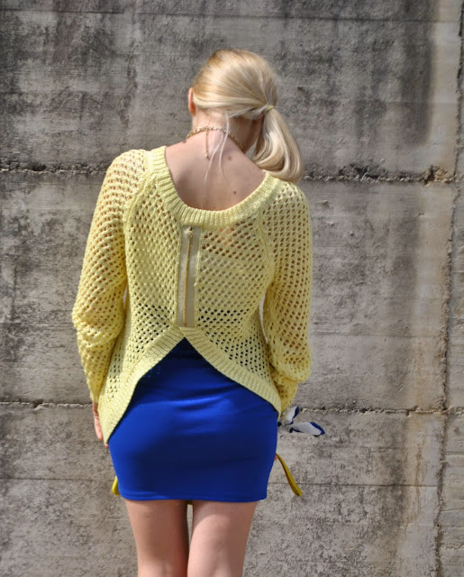 maglia guess gialla outfit giallo outfit blu outfit giallo e blu come abbinare il giallo abbinamenti giallo come abbinare il blu abbinamenti blu mariafelicia magno fashion blogger colorblock by felym mariafelicia magno fashion blogger outfit primaverili outfit maggio 2015 outfit gonna blu come abbinare la gonna blu abbinamenti gonna blu blue outfit yellow outfit yellow swaeter blue skirt spring outfit fashion bloggers italy maglione giallo outfit gonna blu blog di moda blogger italiane di moda milano guess majique massimiliano incas