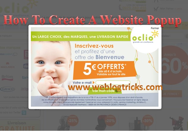 How To Create A Website Popup