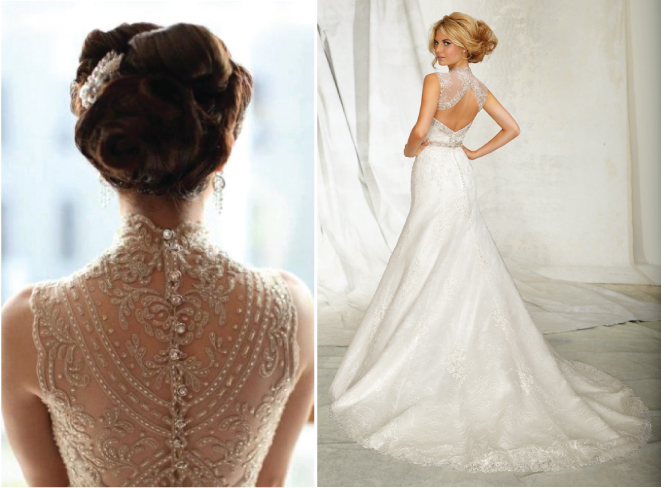 Lace Backless Wedding Dresses