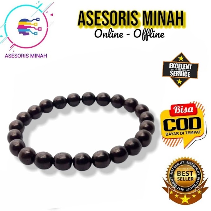 Gelang Kesehatan Kayu Kaukah Kaokah Kokka Kaoka Grade AAA 8mm Asli Ist Original