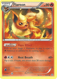 Flareon Ancient Origins Pokemon Card