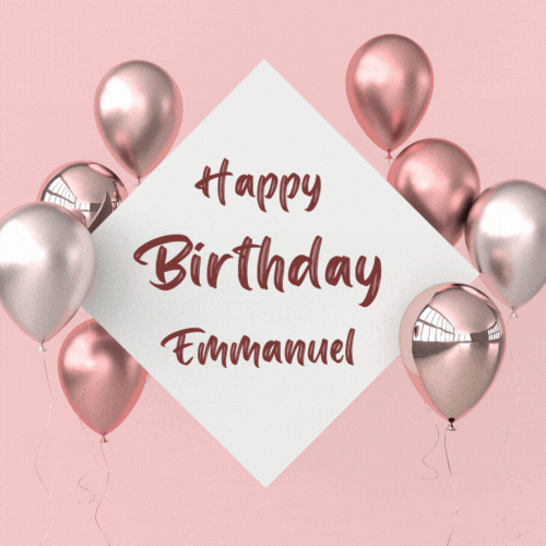 Happy Birthday Emmanuel (Animated gif)