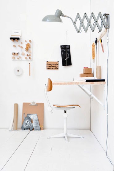 inspiration board | small workspaces