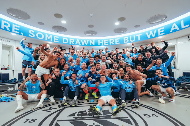 Manchester City on the brink of historic treble