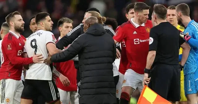 Manchester United charged by FA over player conduct in Fulham tie