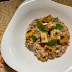 Risotto de Charque com Banana da Terra e Queijo Coalho