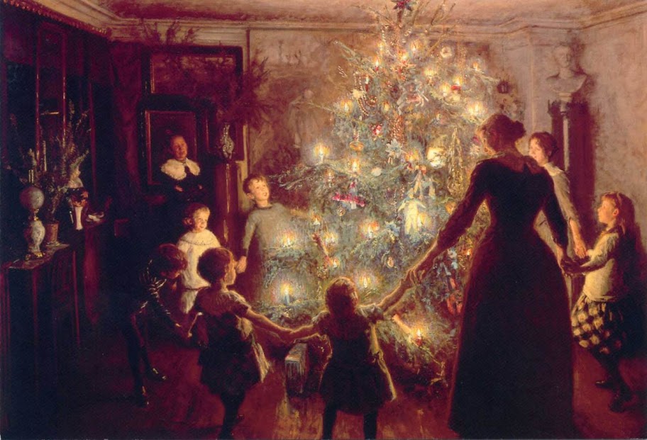 'Round the Christmas Tree' by Viggo Johansen, 1891