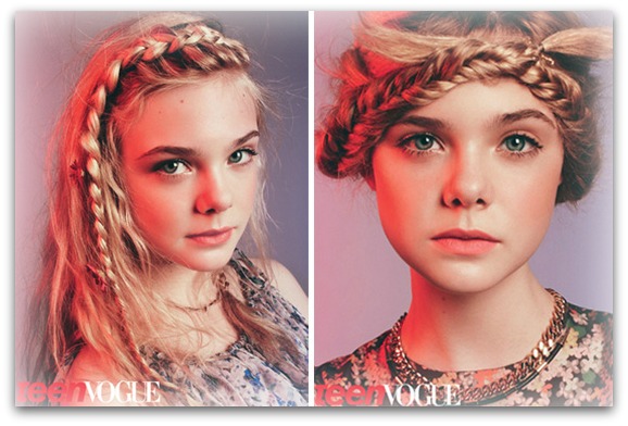 Kanubeea Hair Clip Tutorial Rambut  Kepang  Cantik  Elle Fanning