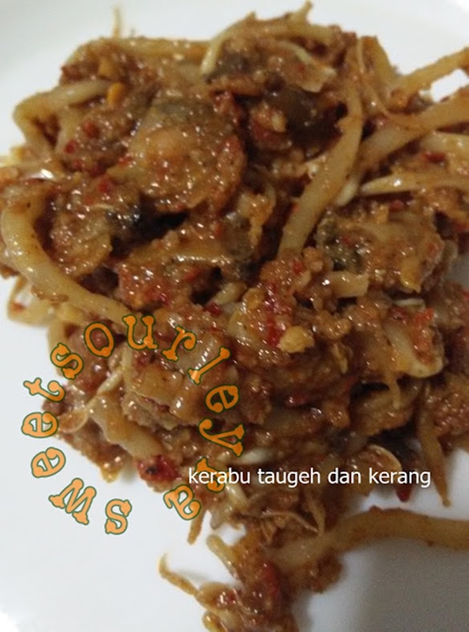 Resepi Kerabu Taugeh Dengan Kerang Yang Sedap 