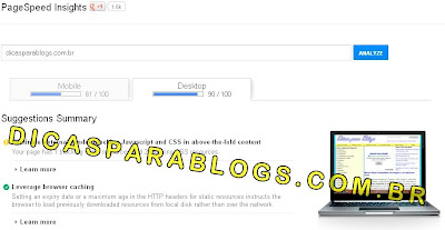 Analisar e Tornar seu Site ou Blog mais Rápido