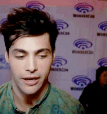 Wetting Lips with Tongue