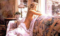 A watercolor by Steve Hanks