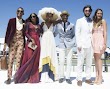 The winners of the best dressed competition at Sun Met 2017