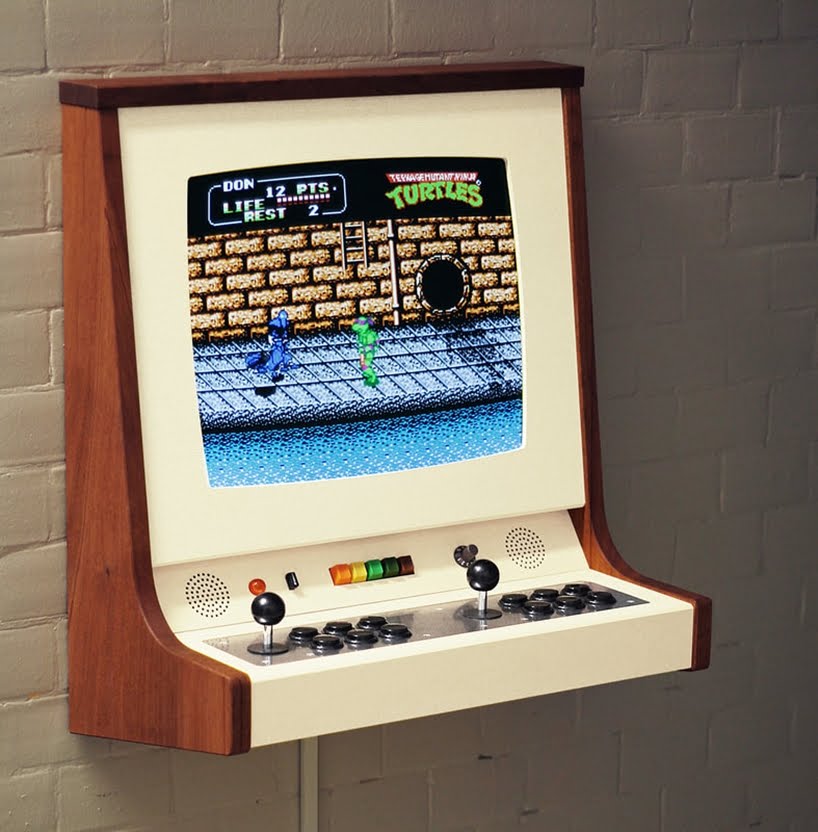 OriginX es un hermoso gabinete de arcade, un homenaje a Pong