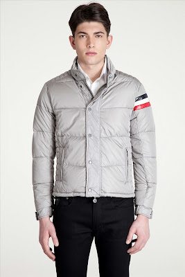 Moncler Chamonix down jacket (light gray)