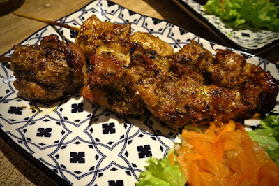 Mrs Pho, bbq mountain styled chicken skewers