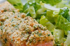   Baked Parmesan Crusted Salmon