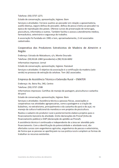 INVENTÁRIO DA OFERTA TURÍSTICA HIERARQUIZAÇÃO DE ATRATIVOS DIAGNÓSTICO DA INFRAESTRUTURA DE TURISMO RELATÓRIO DE OPORTUNIDADES DE NEGÓCIOS 2014.1. -  B.1. Serviços e equipamentos de hospedagem