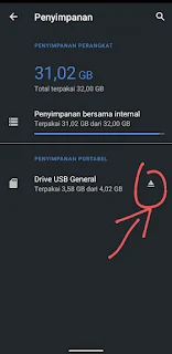 Langkah-Langakah Mengecek Kapasitas Flashdisk Di HP Android