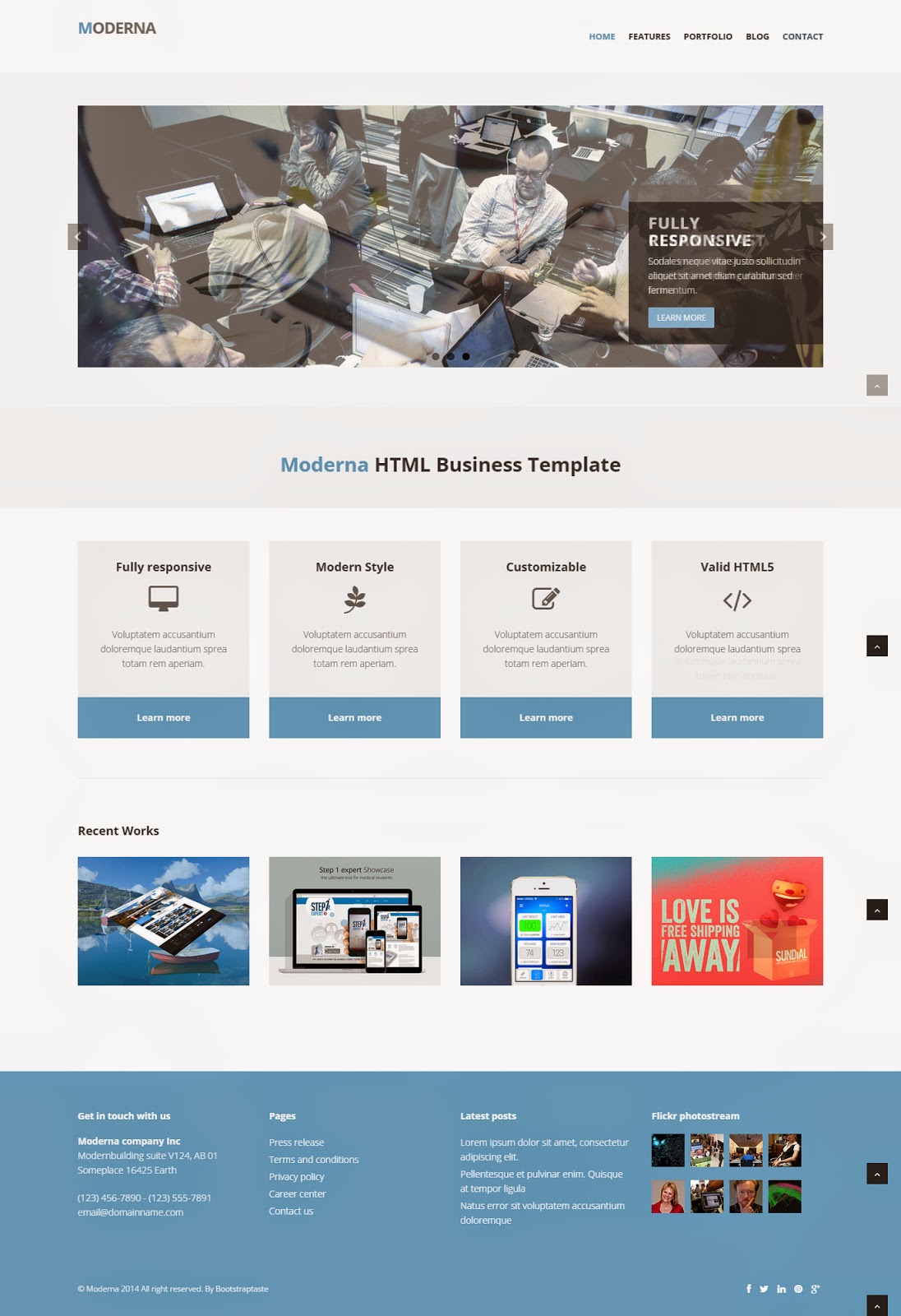 Responsive Website Templates Free Download