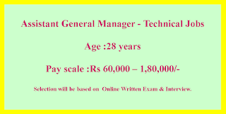 Assistant General Manager - Technical Jobs in Food Corporation of India