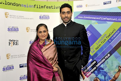 Jaya Bachchan and Abhishek Bachchan image