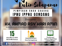 Pengajian Rutinan Ahad Kliwon 15 Maret 2020