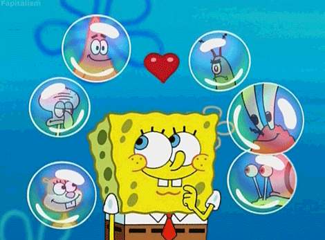 Gambar Dp Bbm Spongebob  Bergerak  Terbaru