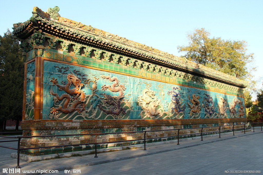 Arti Dibalik Dinding Sembilan Naga di Kota Terlarang 