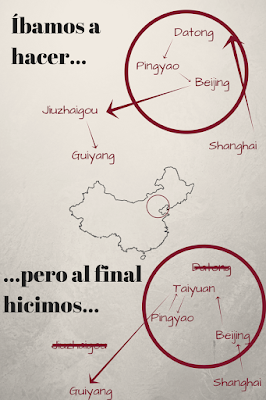 Itinerario de China