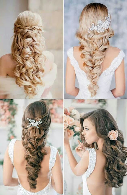 2015 Wedding Hairstyles For Long Hair Half Up 