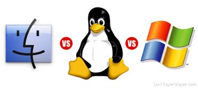Windows Vs Linux Vs Mac(kelebihan dan kekurangan 