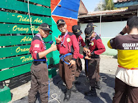 Saka Wira Kartika Brebes Berlatih Repling   