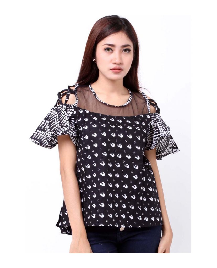 Contoh Baju  Batik  Wanita Model  Yang Kekinian 