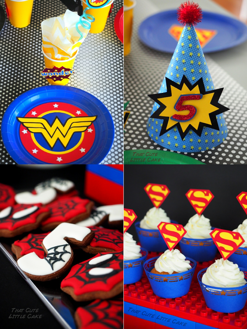 Superhero Birthday Party Ideas - via BirdsParty.com