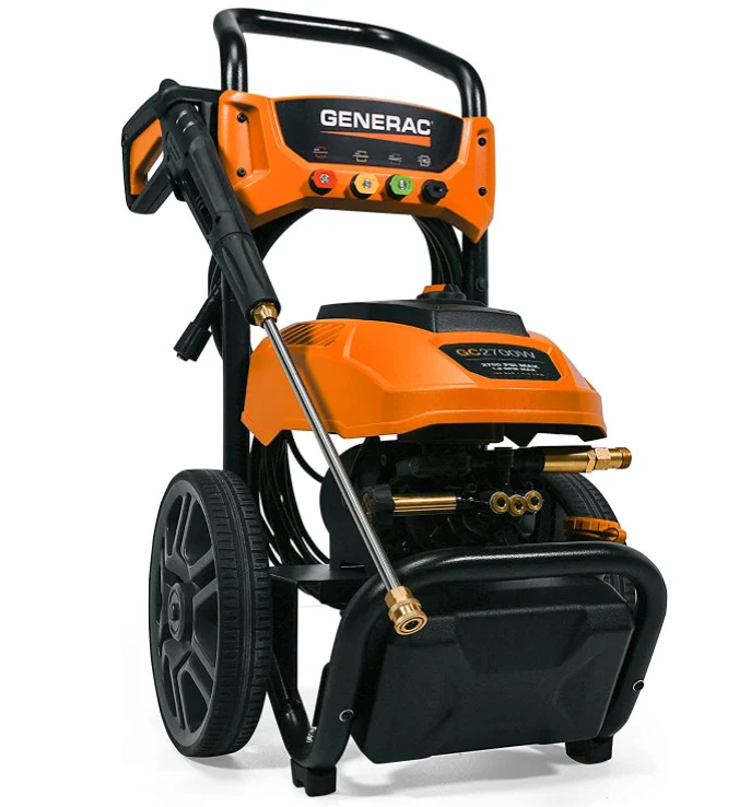 Generac 8888 2700 PSI 1.2 GPM Electric-Powered Residential Pressure Washer