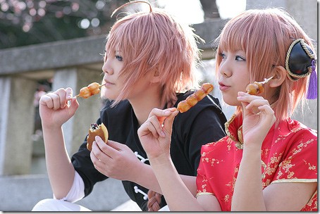 gintama cosplay - kamui and kagura