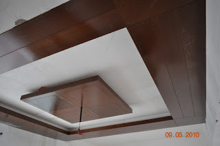 wooden false ceiling