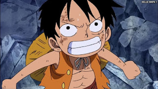 ワンピースアニメ スリラーバーク編 373話 ルフィ かわいい Monkey D. Luffy | ONE PIECE Episode 373 Thriller Bark