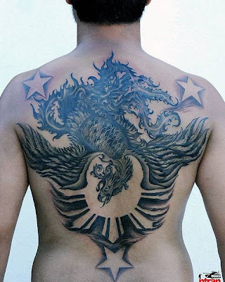 breast tattoo design: Cool tribal tattoo for men cool back tattoos for men