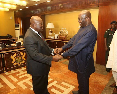 Atiku meets Ghanaian President, Akufo-Addo 